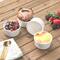 JoyJolt® White Embossed Porcelain Ramekins, 4ct.
